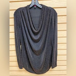 POP FASHIONABLE GORGEOUS WOMEN METALLIC TUNIC SIZE 1XL